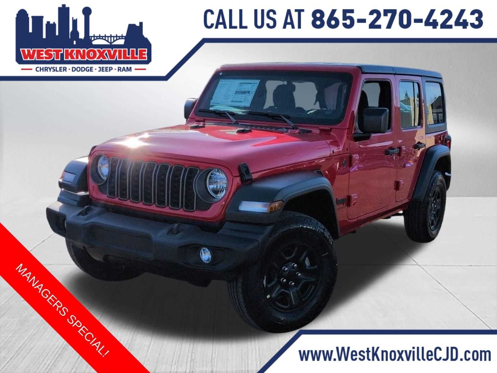 2026 Jeep Wrangler WRANGLER 4-DOOR SPORT