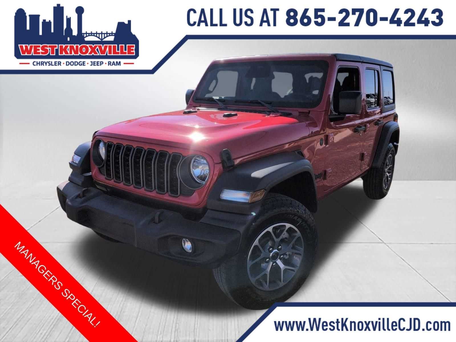 2026 Jeep Wrangler WRANGLER 4-DOOR SPORT S