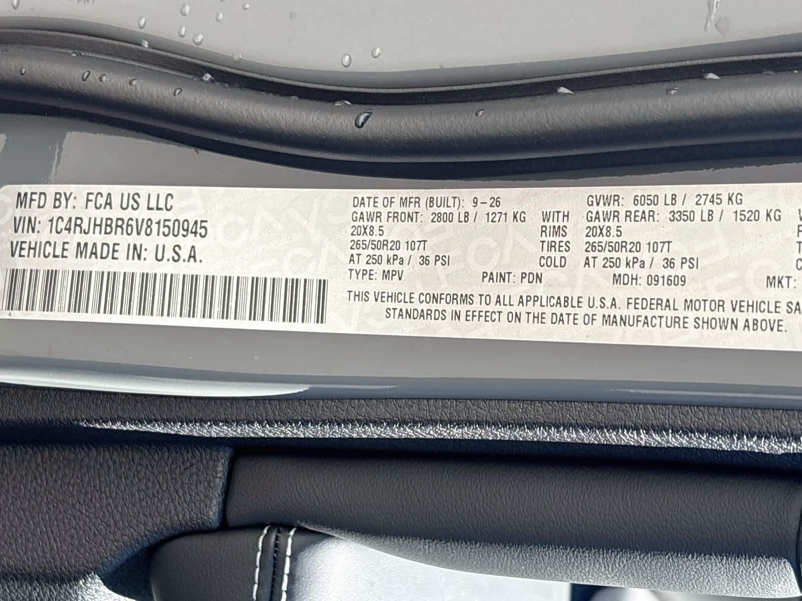 2027 Jeep Grand Cherokee GRAND CHEROKEE LIMITED RESERVE 4X4