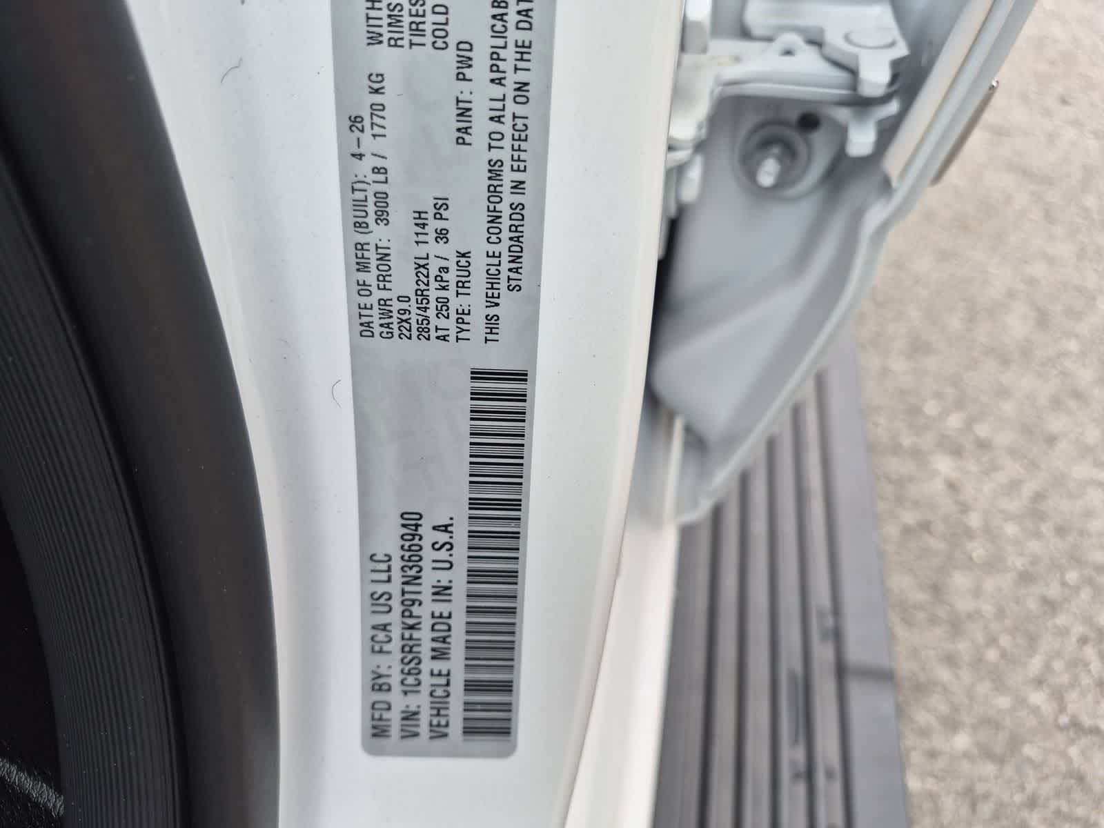 2026 RAM 1500 RAM 1500 TUNGSTEN CREW CAB 4X4