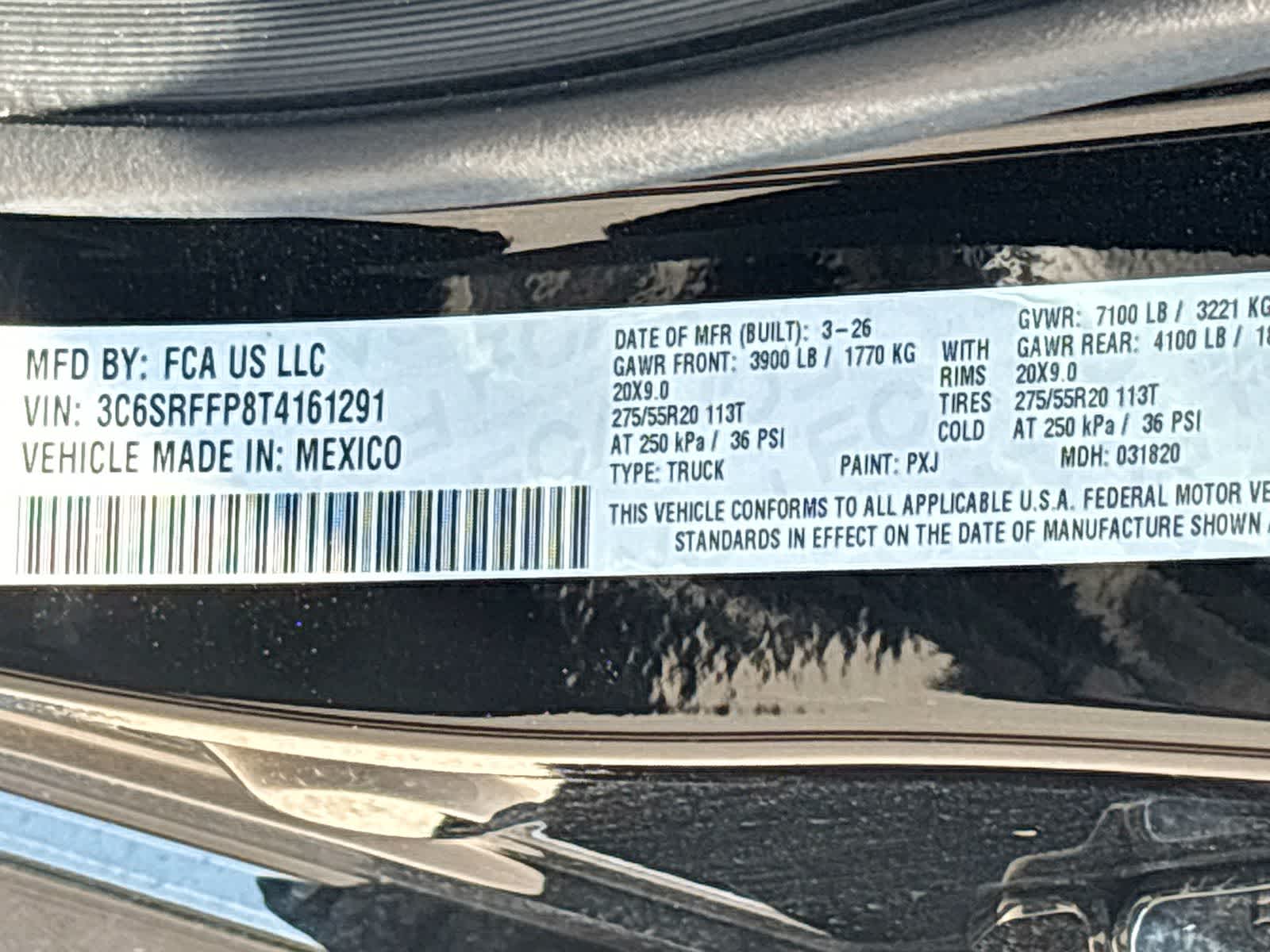 2026 RAM 1500 RAM 1500 BIG HORN CREW CAB 4X4 5'7' BOX