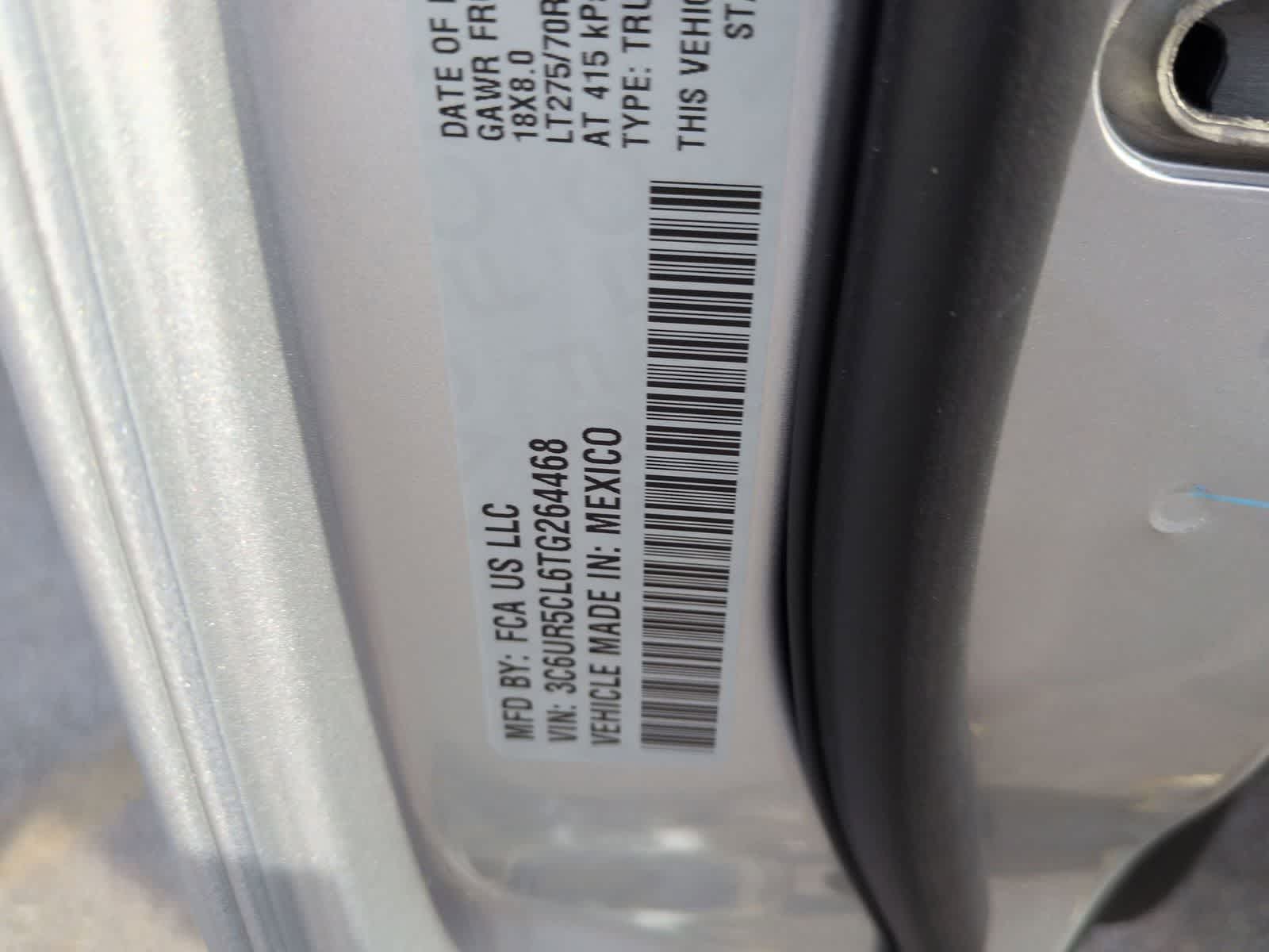 2026 RAM 2500 RAM 2500 BIG HORN CREW CAB 4X4 6'4' BOX