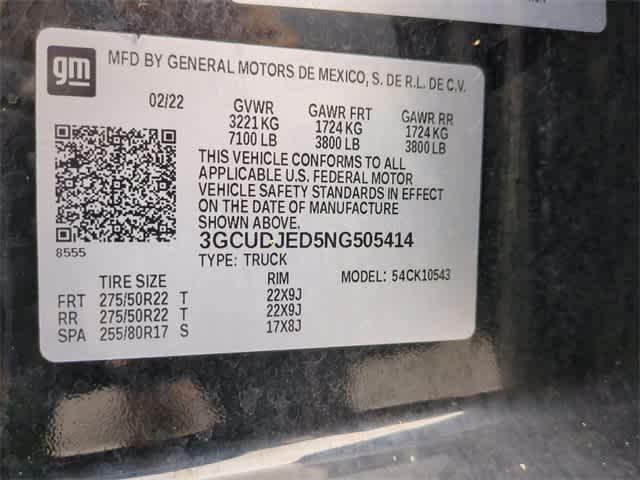 2022 Chevrolet Silverado 1500 High Country