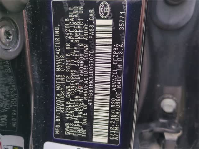 2018 Toyota Camry XSE