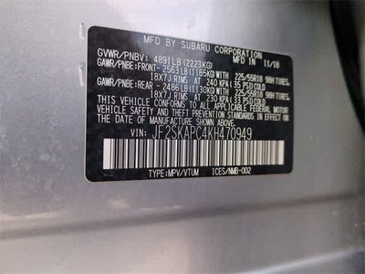 2019 Subaru Forester Sport