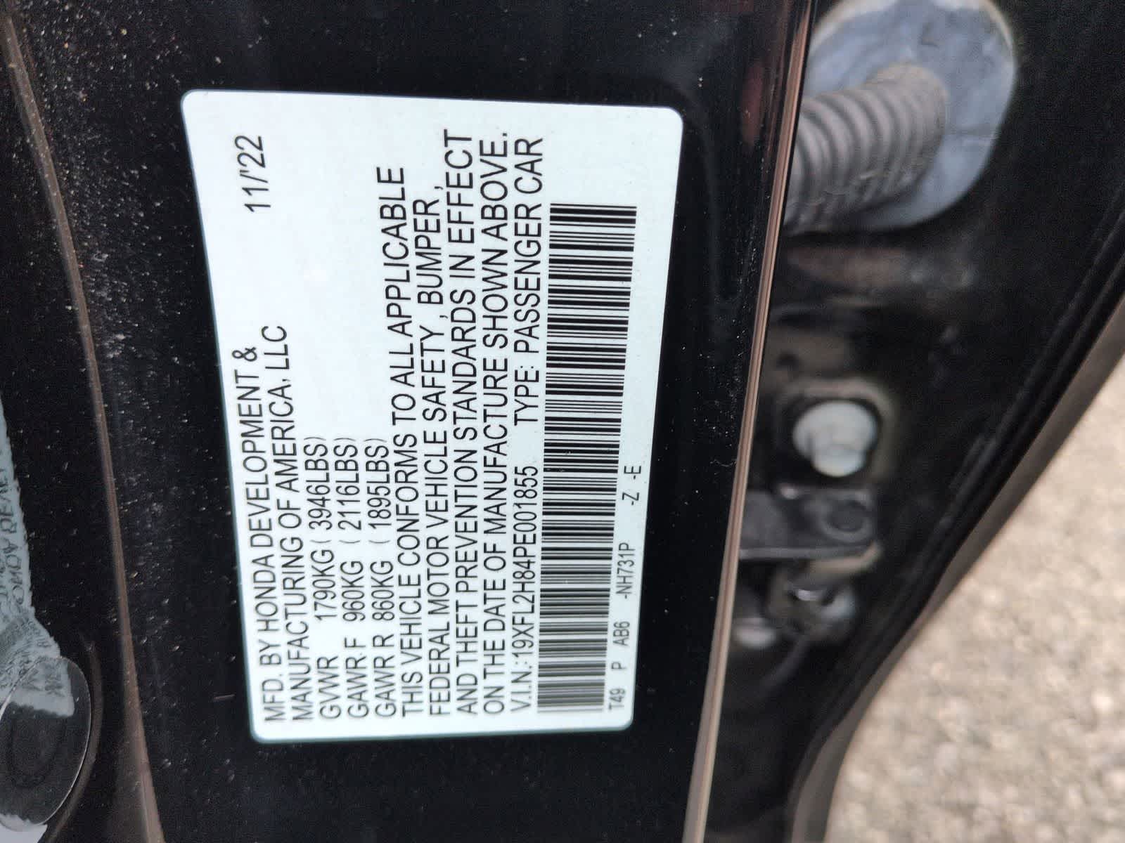 2023 Honda Civic Sport