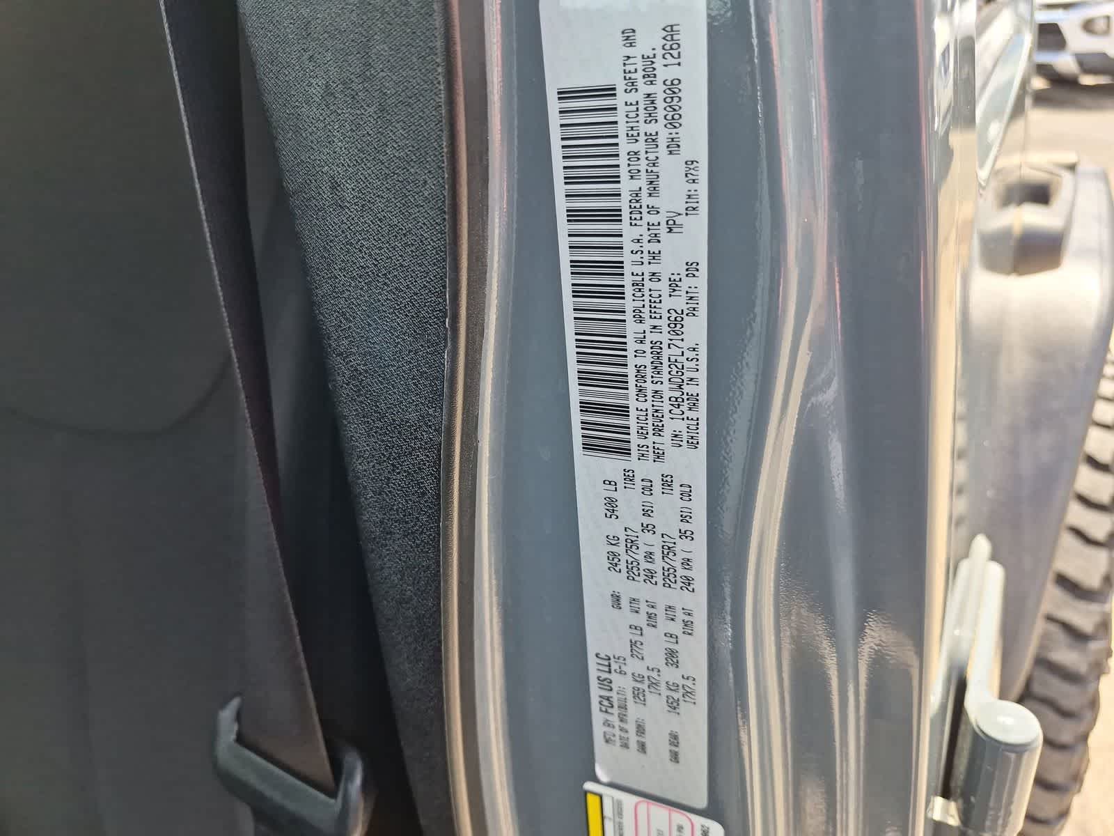 2015 Jeep Wrangler Unlimited Sport