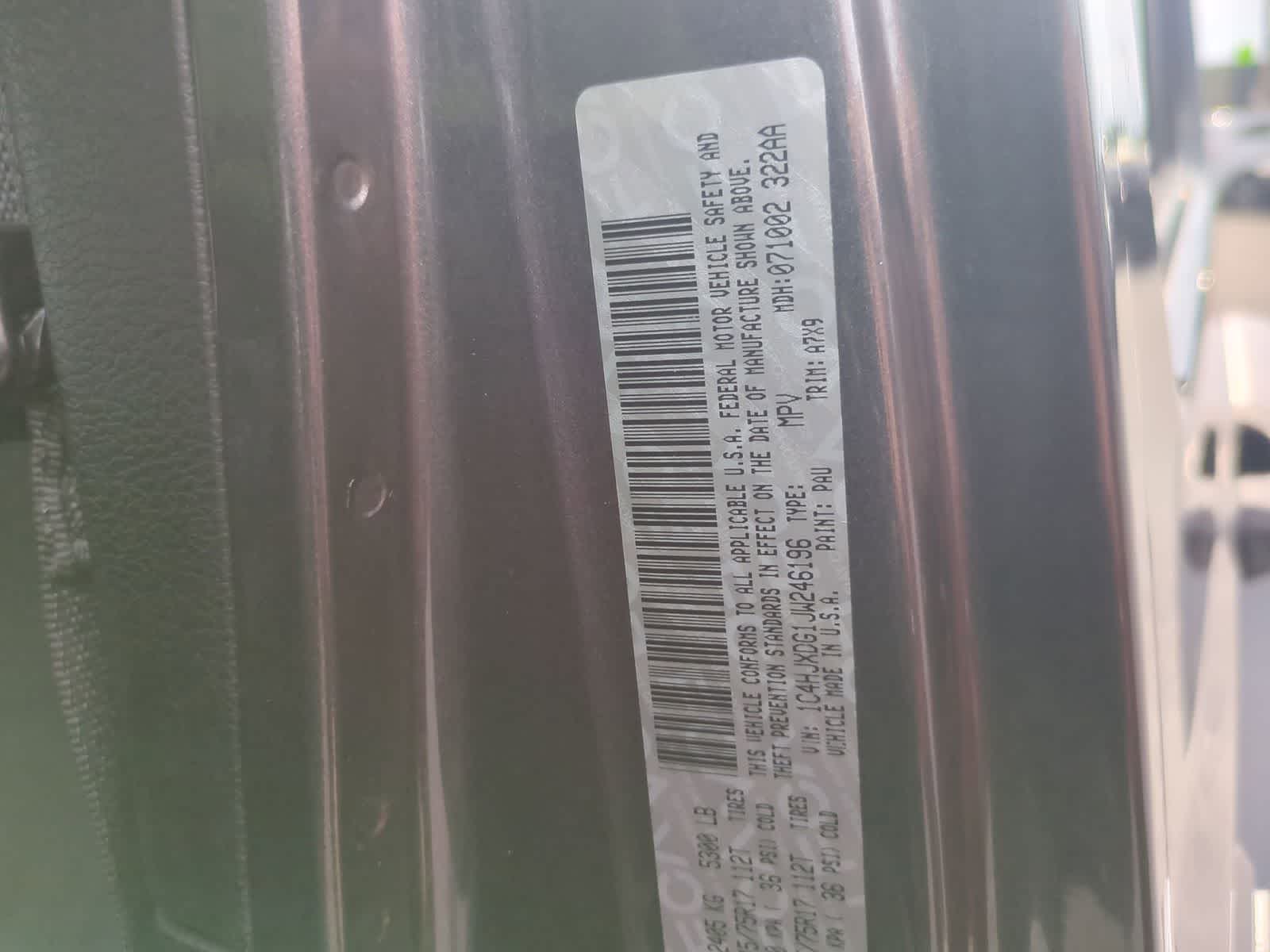 2018 Jeep Wrangler Unlimited Sport S