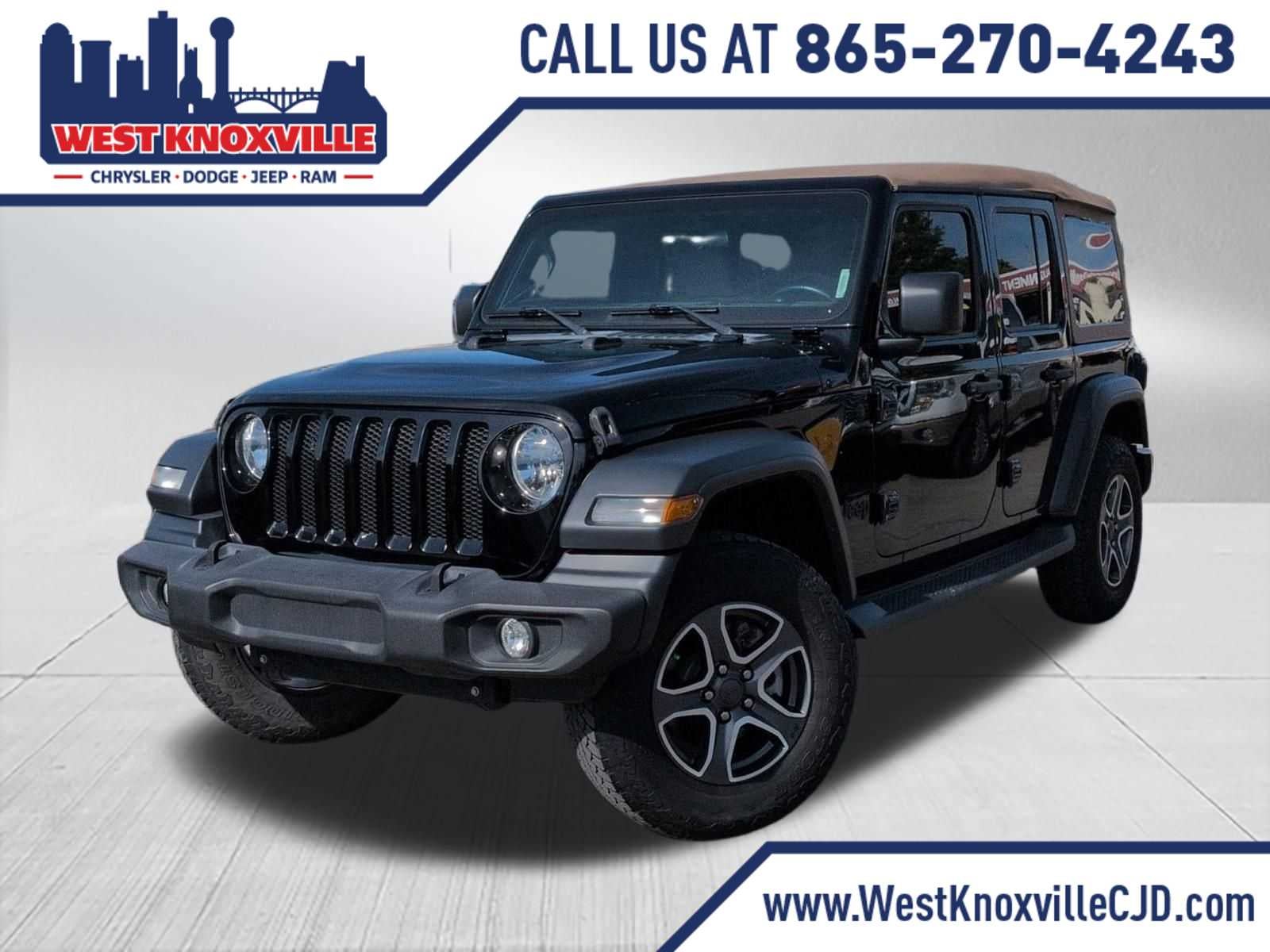 2020 Jeep Wrangler Unlimited Black and Tan