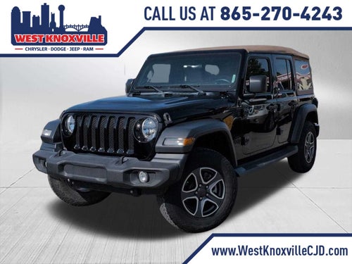 2020 Jeep Wrangler Unlimited Black and Tan