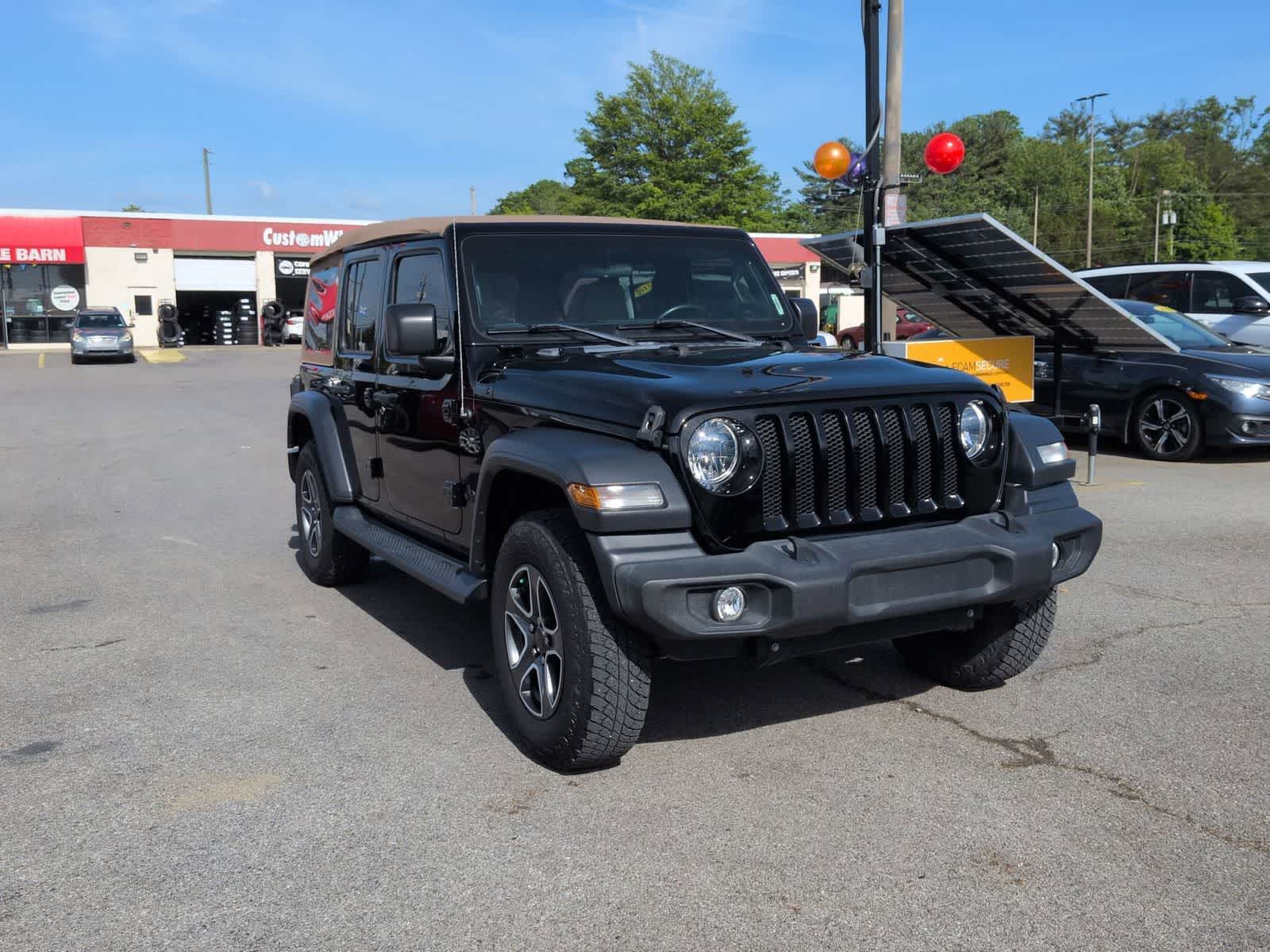2020 Jeep Wrangler Unlimited Black and Tan
