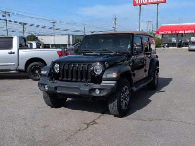 2020 Jeep Wrangler Unlimited Black and Tan