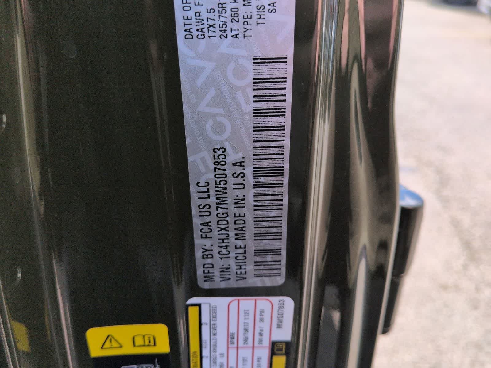 2021 Jeep Wrangler Unlimited Sport S