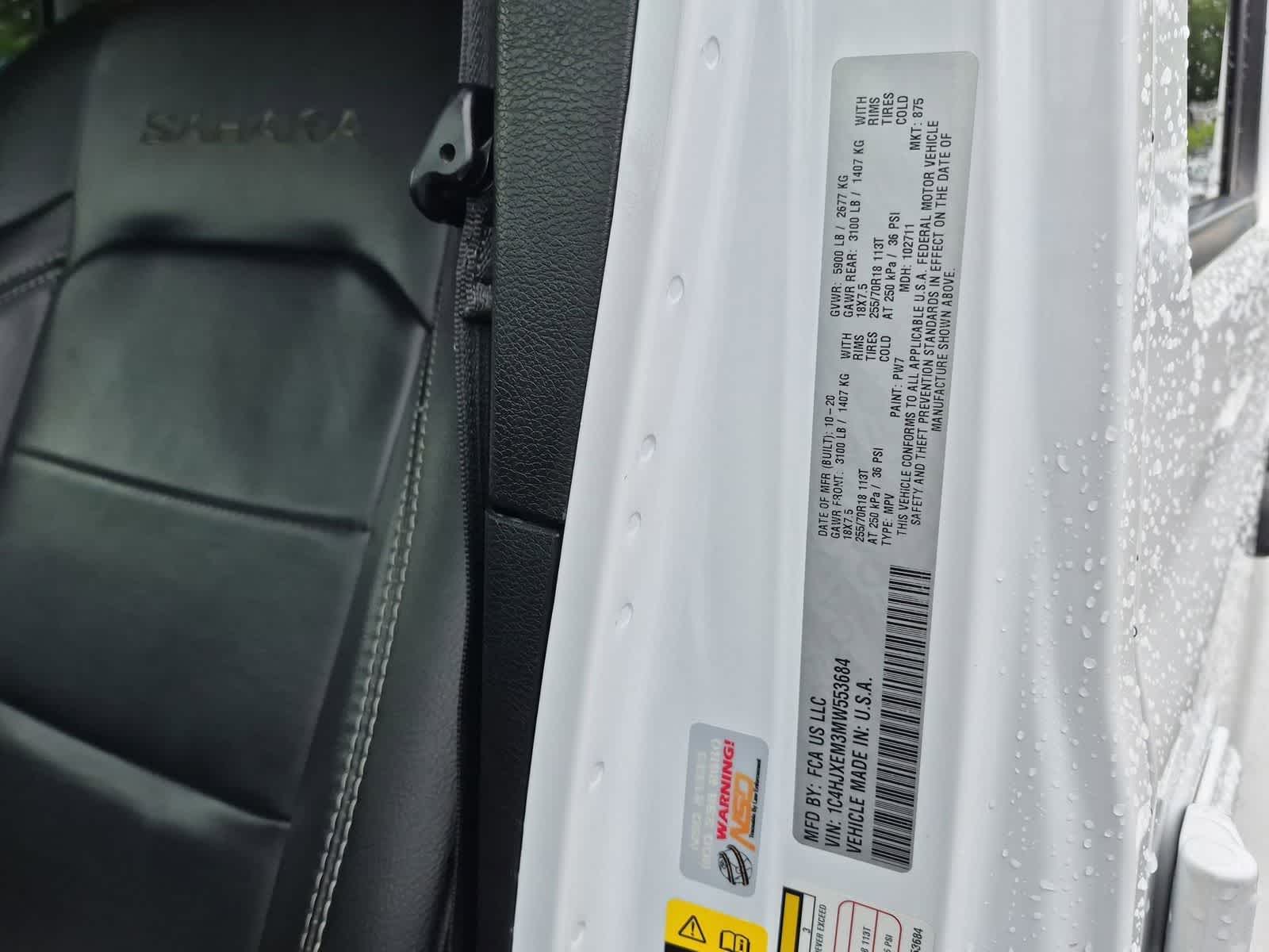 2021 Jeep Wrangler Unlimited Sahara