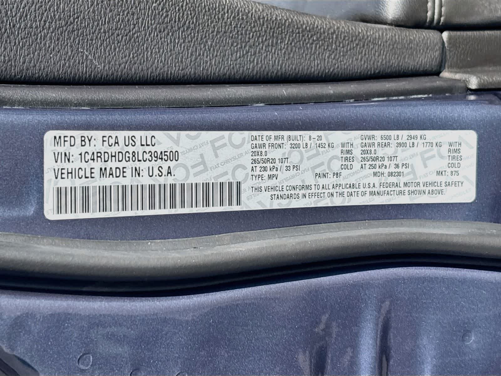 2020 Dodge Durango GT