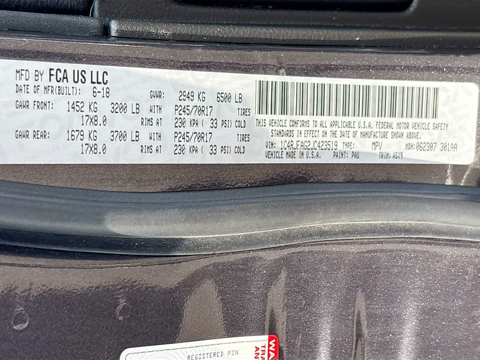 2018 Jeep Grand Cherokee Laredo E