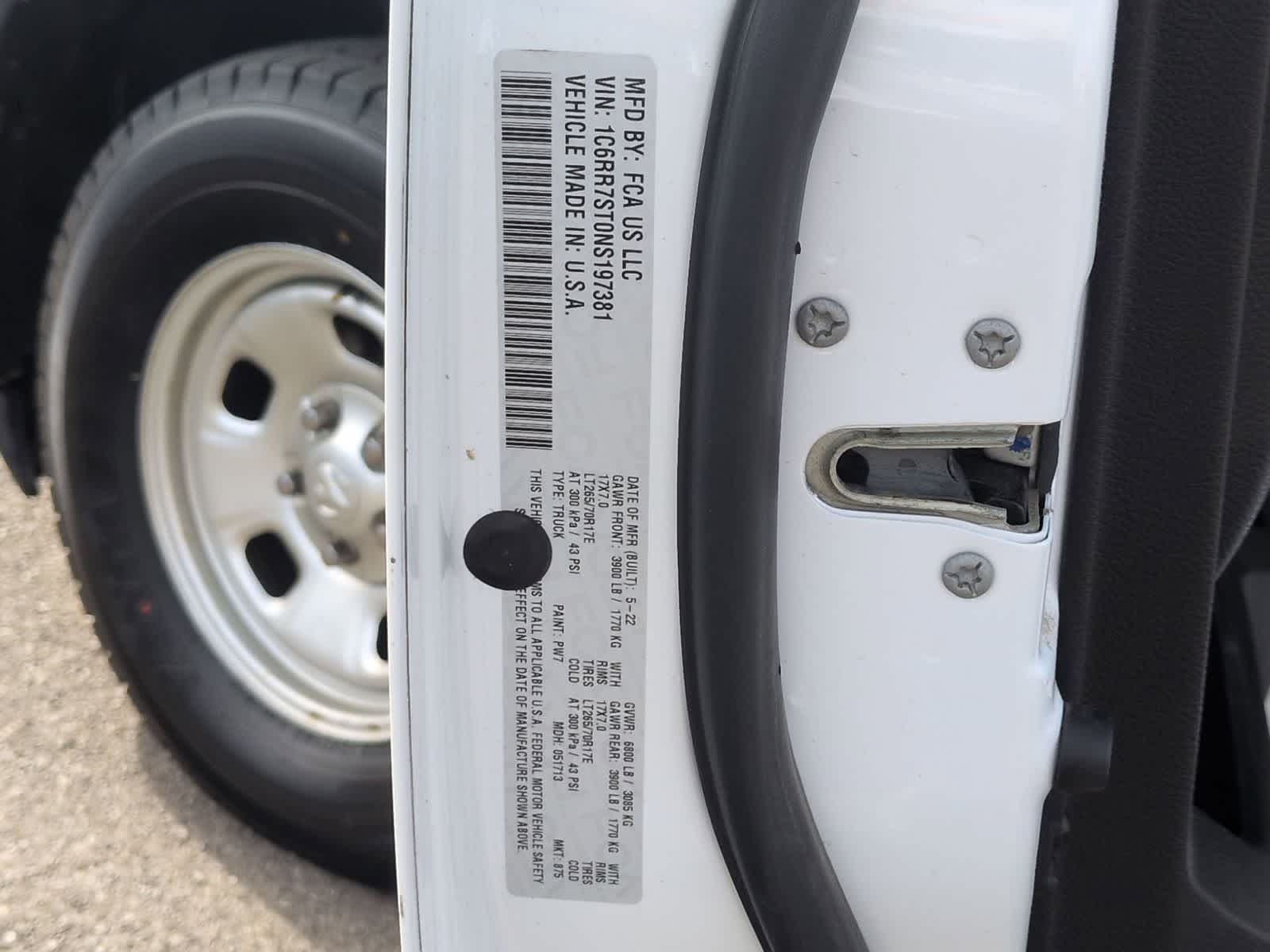 2022 RAM 1500 Classic Tradesman