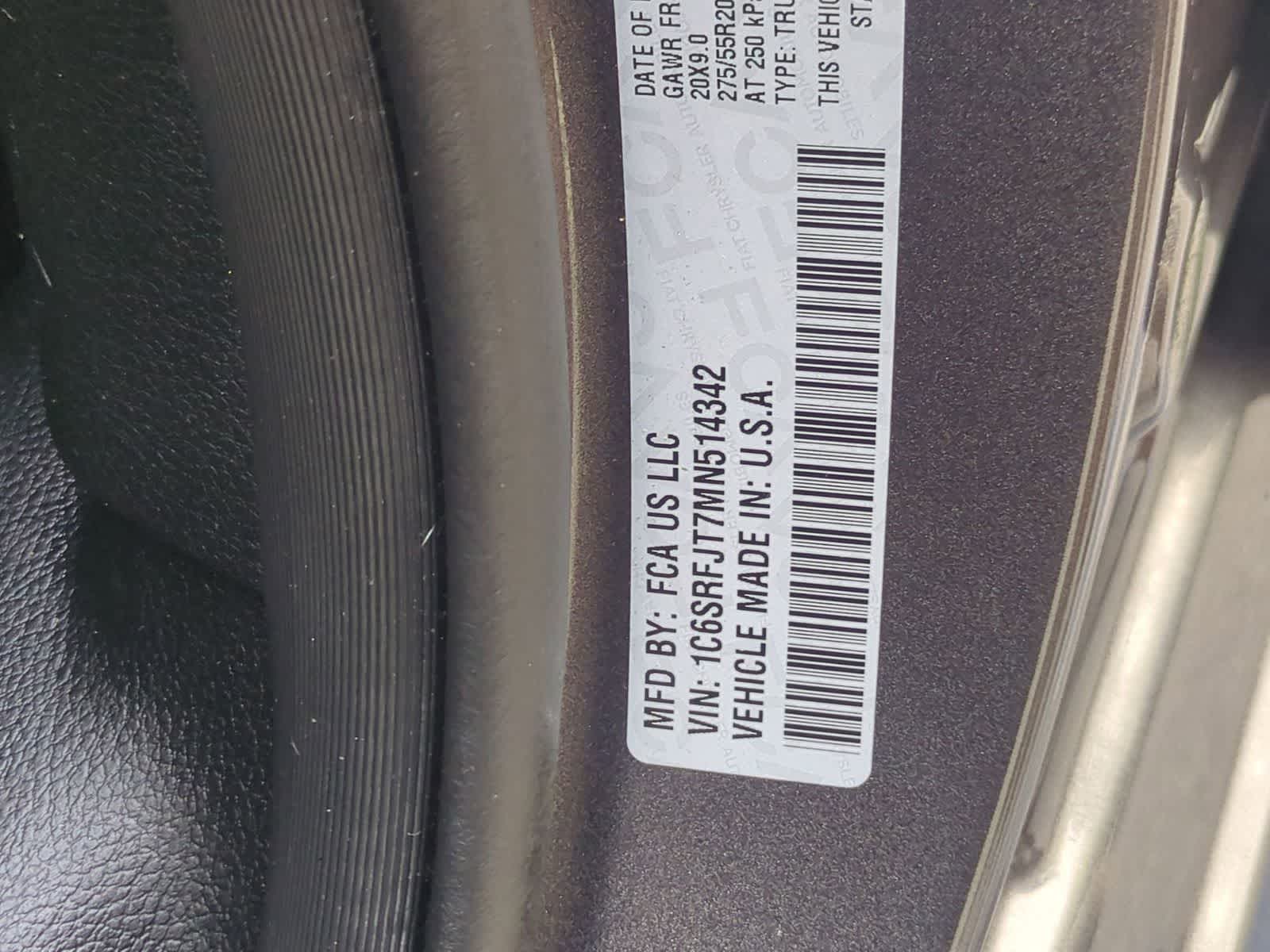 2021 RAM 1500 Laramie