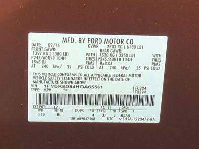 2017 Ford Explorer XLT