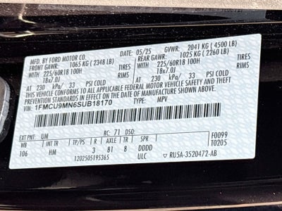 2025 Ford Escape ST-Line