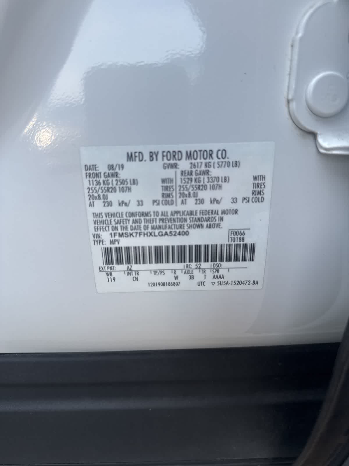 2020 Ford Explorer Limited