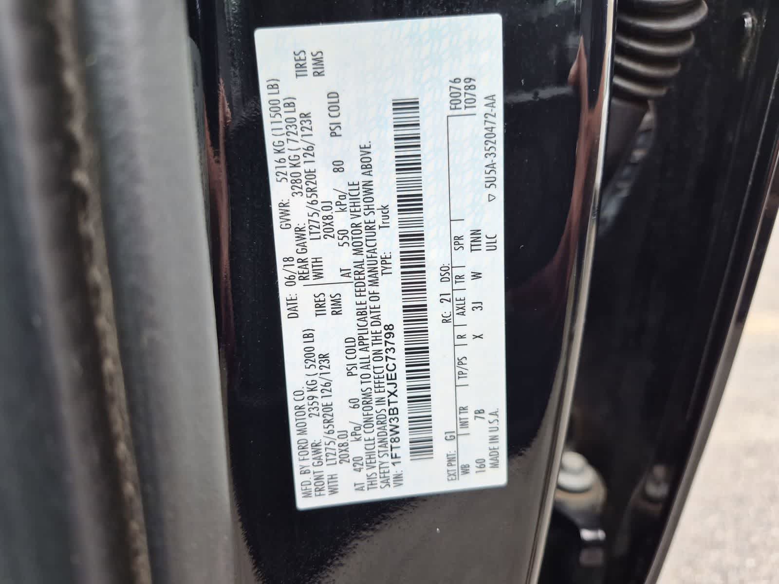 2018 Ford Super Duty F-350 SRW Platinum