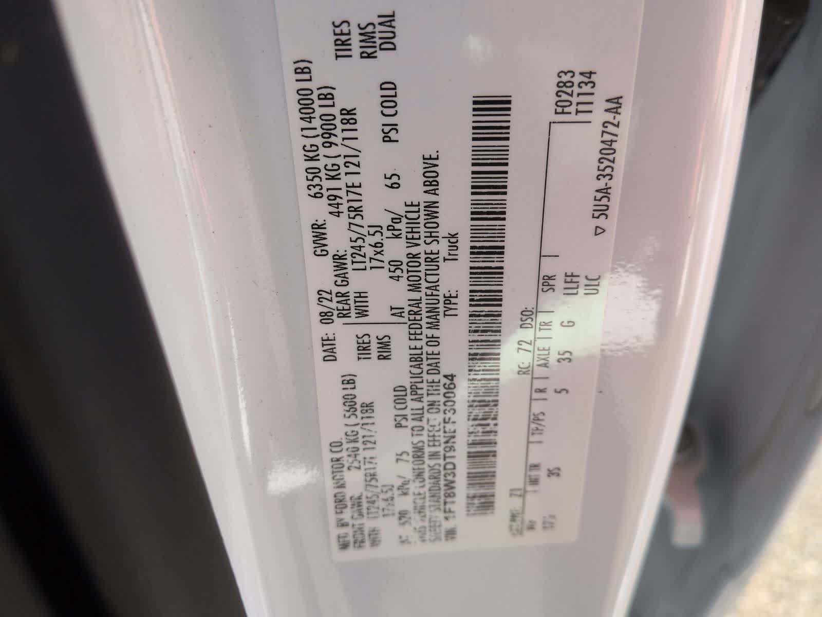 2022 Ford Super Duty F-350 DRW XLT