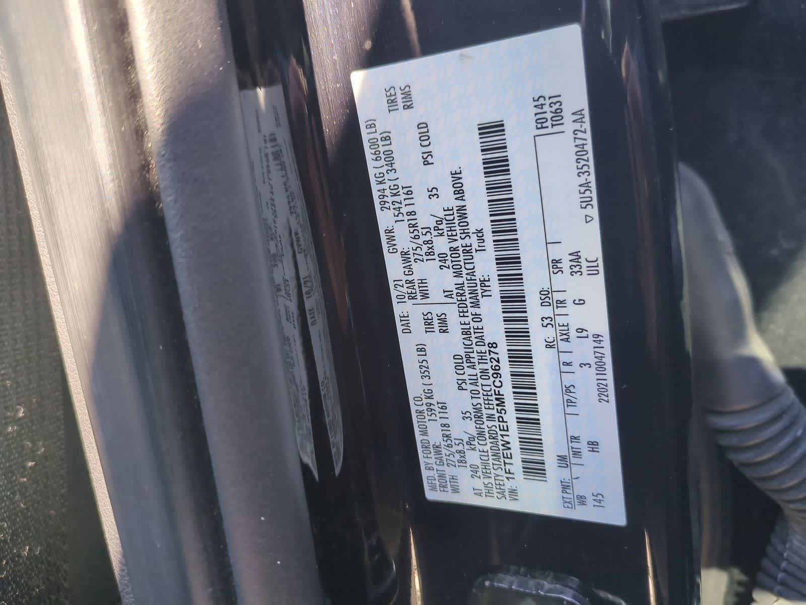 2021 Ford F-150 LARIAT