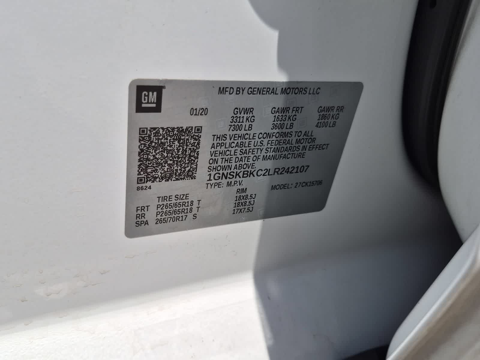 2020 Chevrolet Tahoe LT