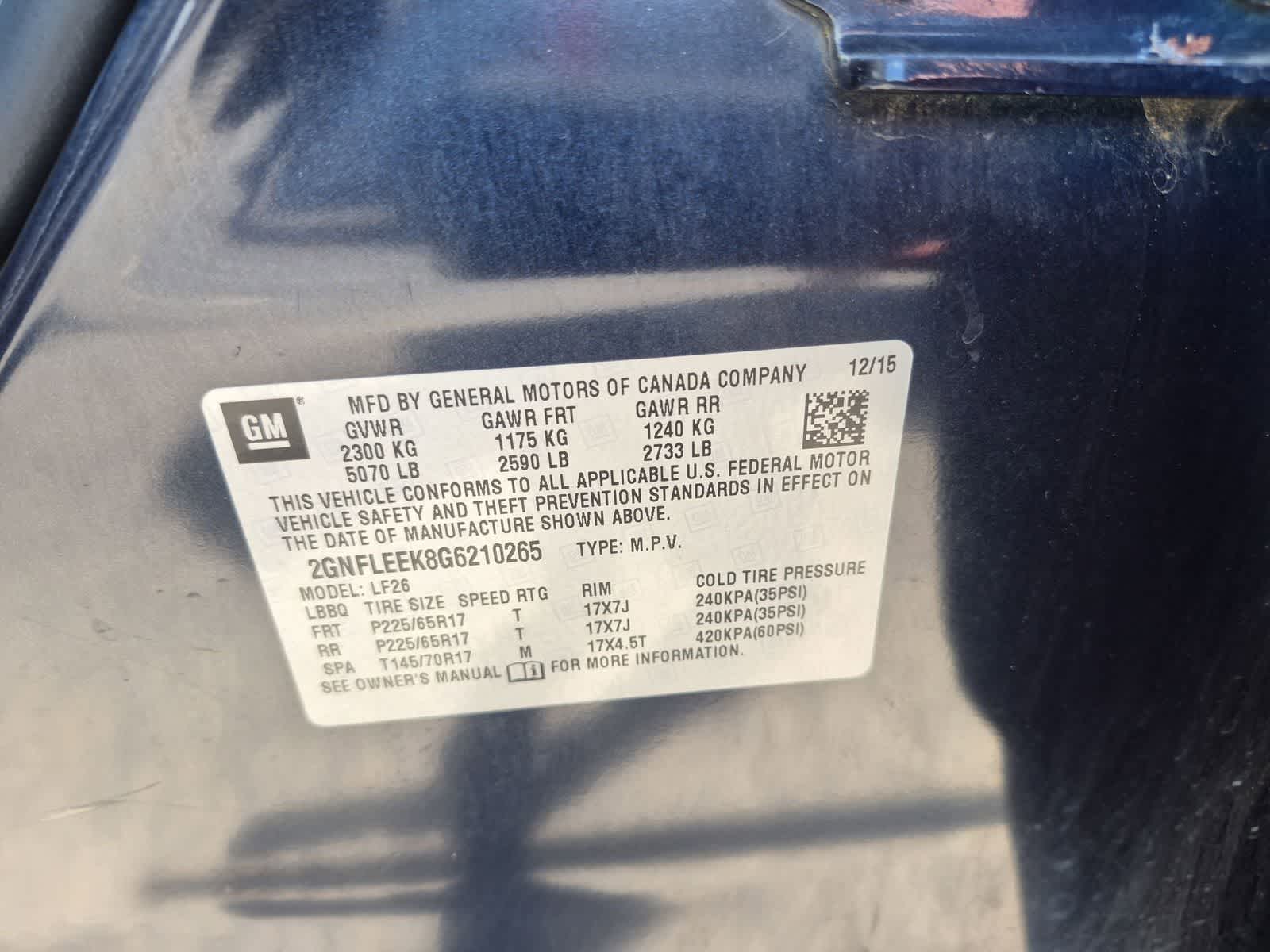 2016 Chevrolet Equinox LS