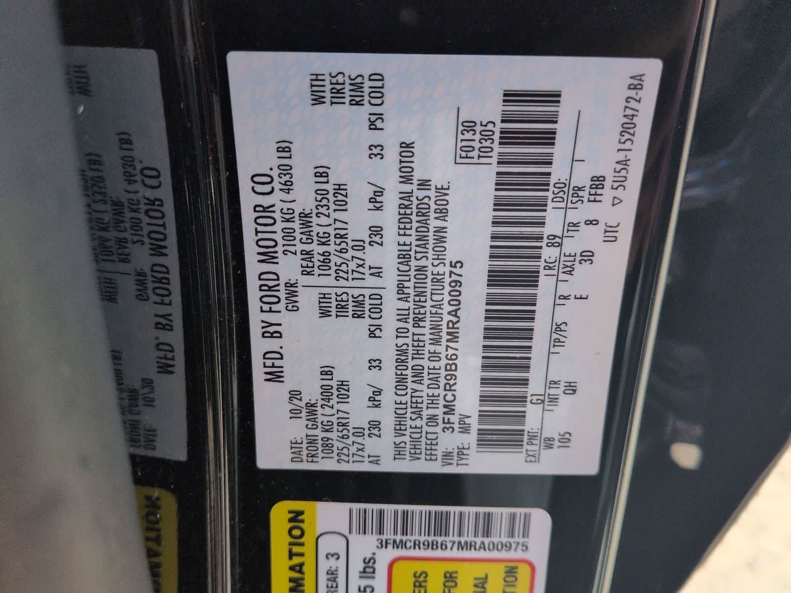 2021 Ford Bronco Sport Big Bend