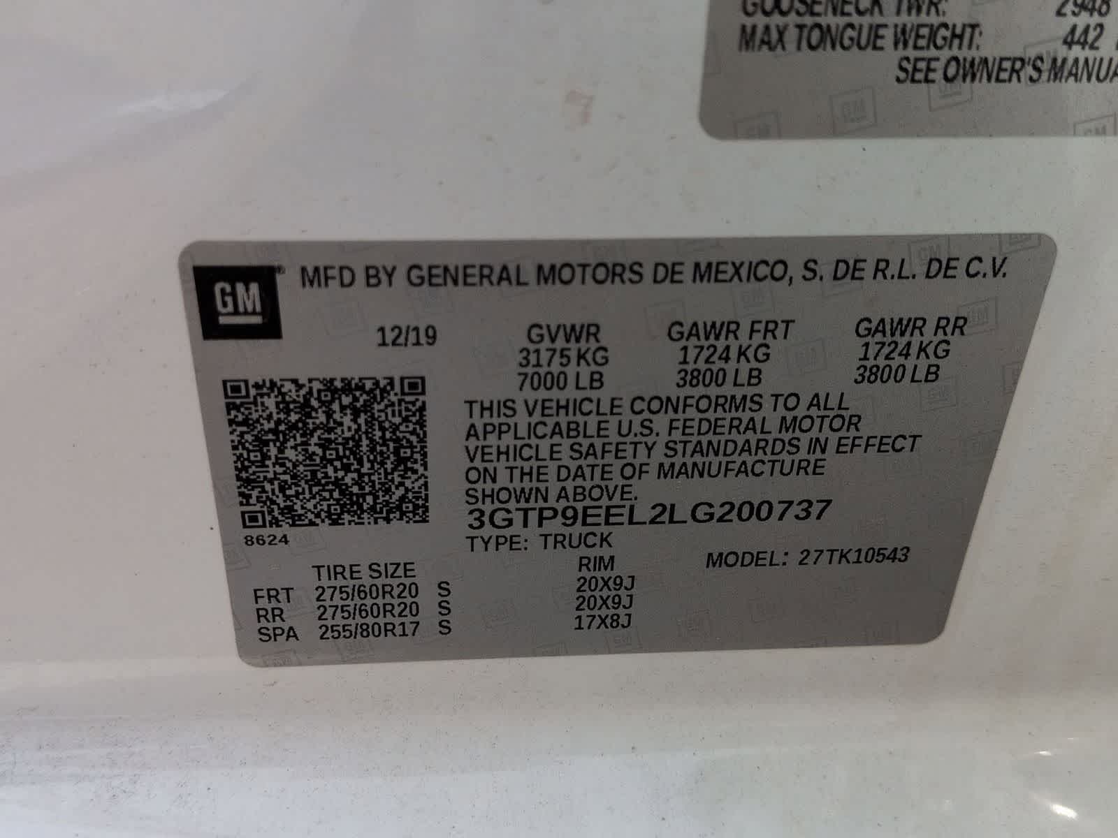 2020 GMC Sierra 1500 AT4