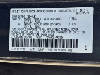 2024 Toyota Tacoma TRD Off Road
