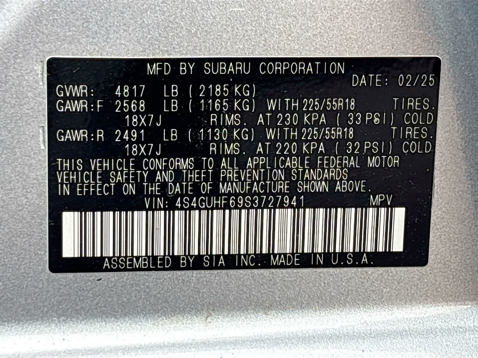 2025 Subaru Crosstrek Sport