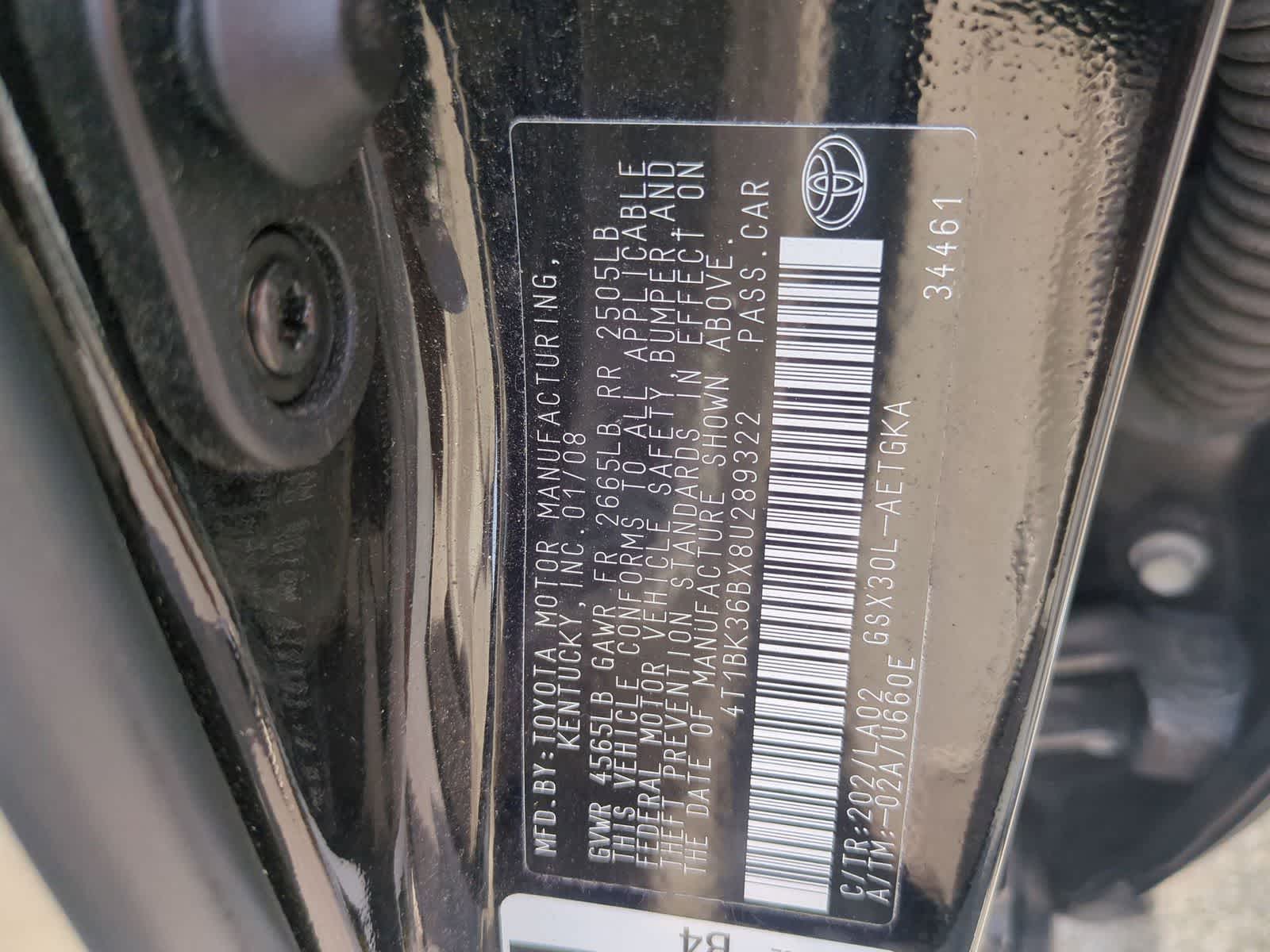 2008 Toyota Avalon XLS