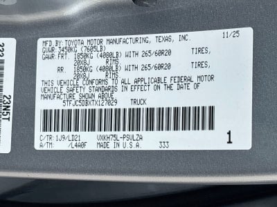 2026 Toyota Tundra Limited Hybrid