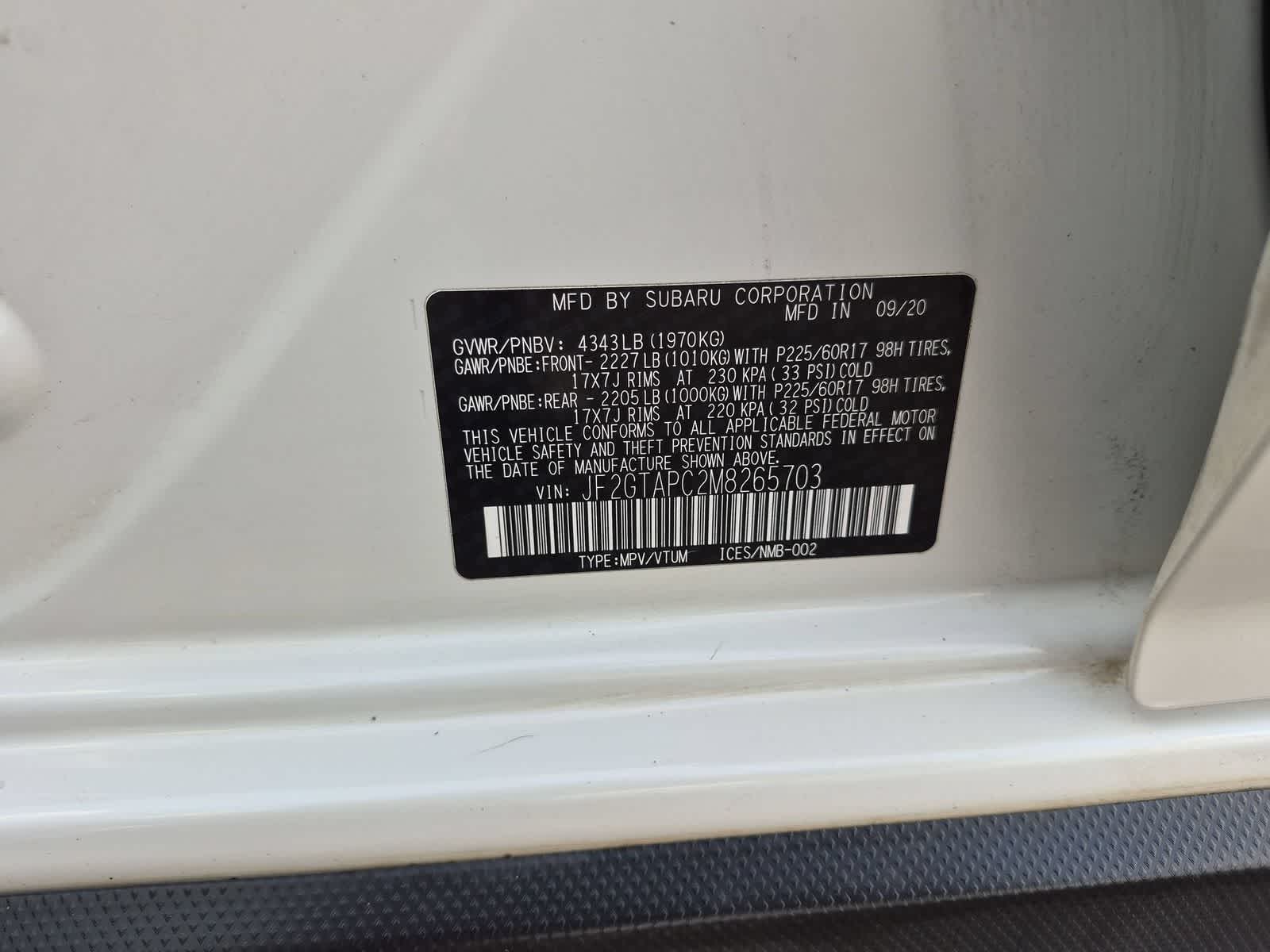 2021 Subaru Crosstrek Premium