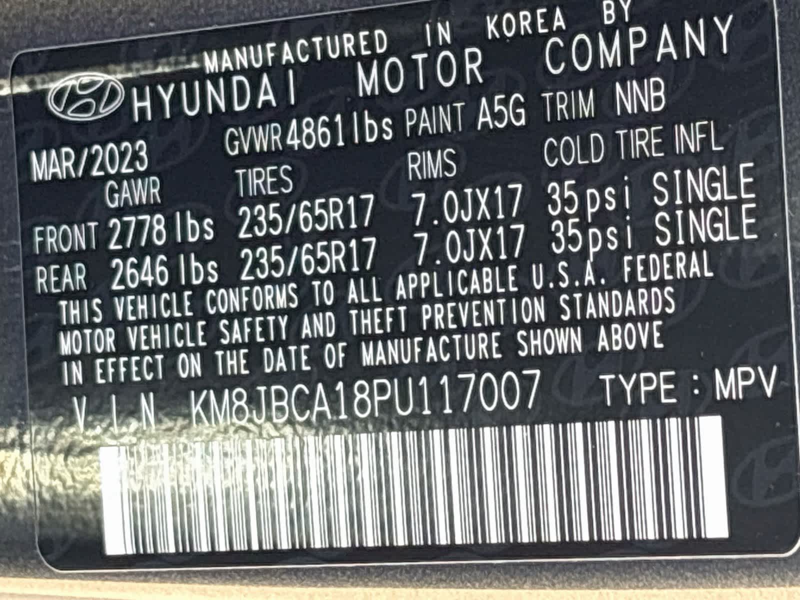2023 Hyundai Tucson Hybrid Blue