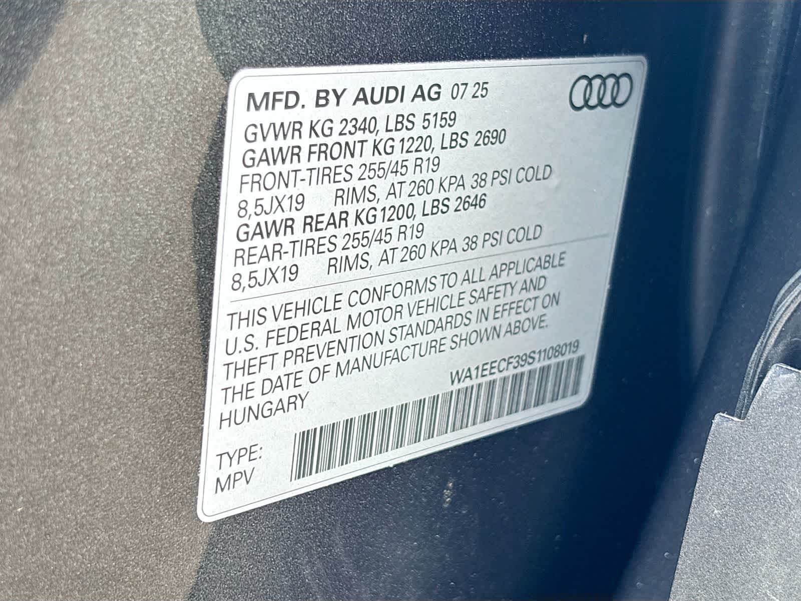 2025 Audi Q3 S line Premium Plus