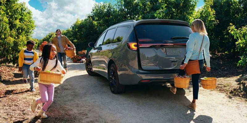 chrysler pacifica with family