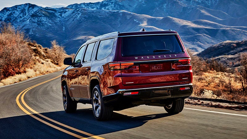 Red Jeep Wagoneer for Sale at West Knoxville CDJR.